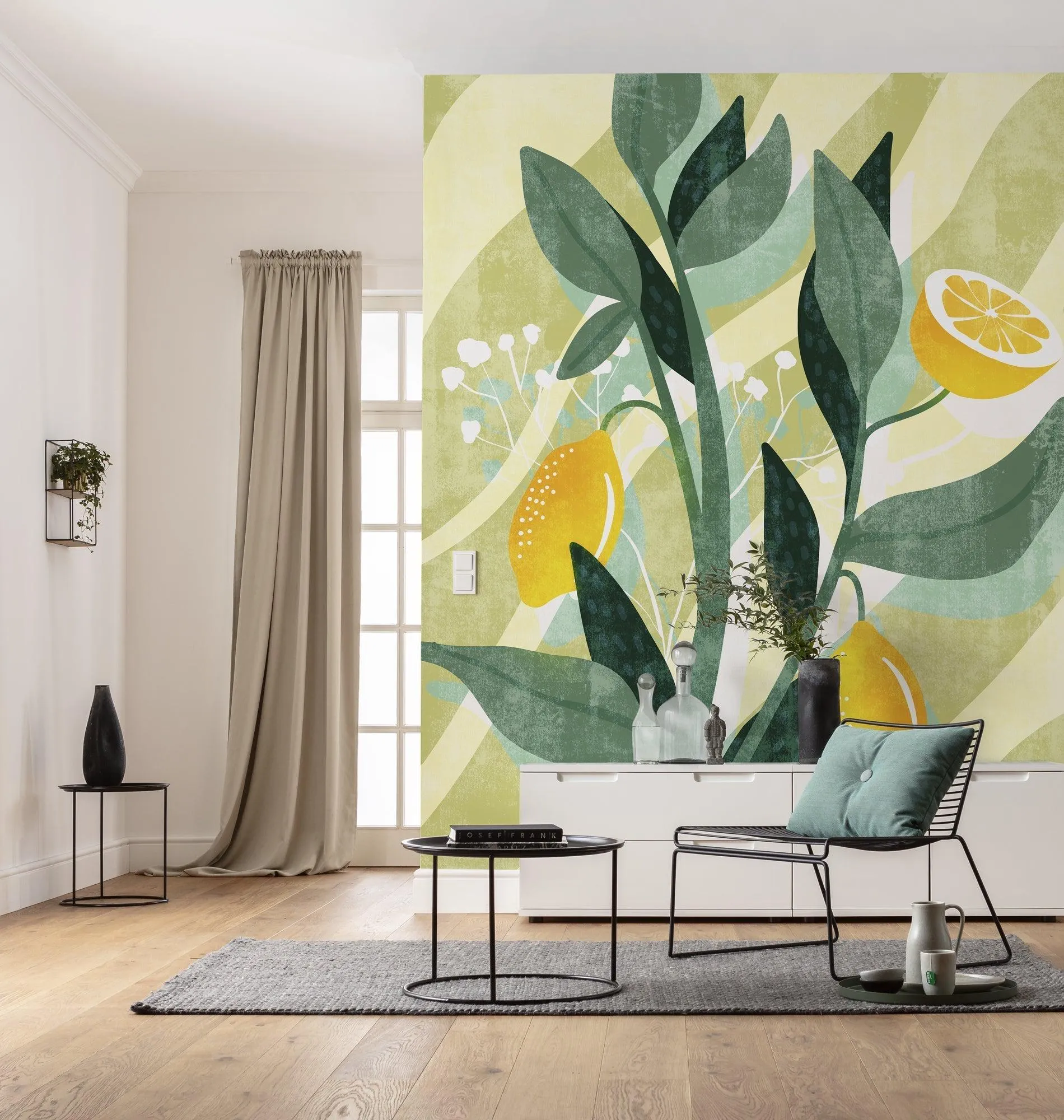 Lemon Fresh Mural Wallpaper