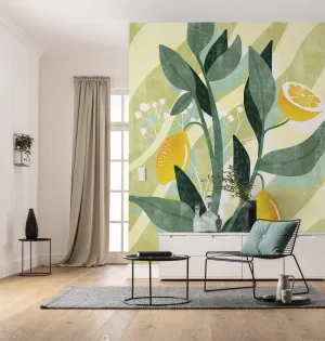 Lemon Fresh Mural Wallpaper