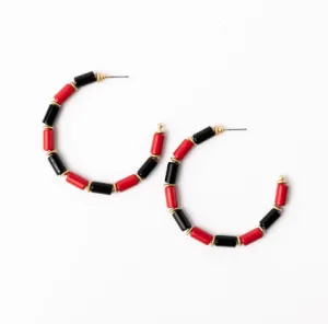 LG Red&Black Cara Earring