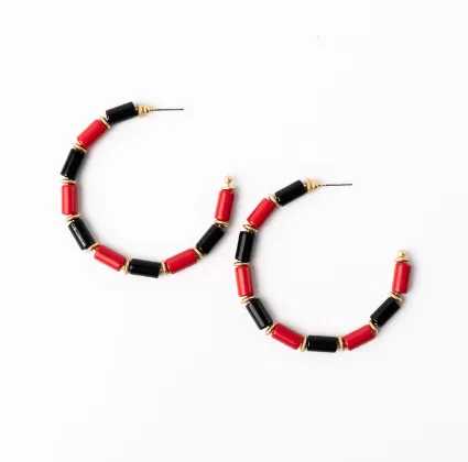 LG Red&Black Cara Earring