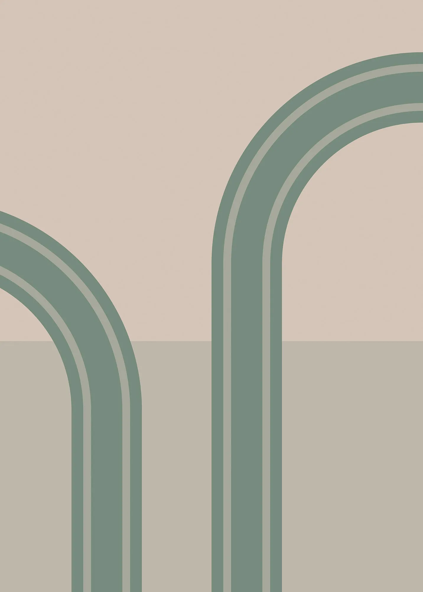 Loop Mural Wallpaper