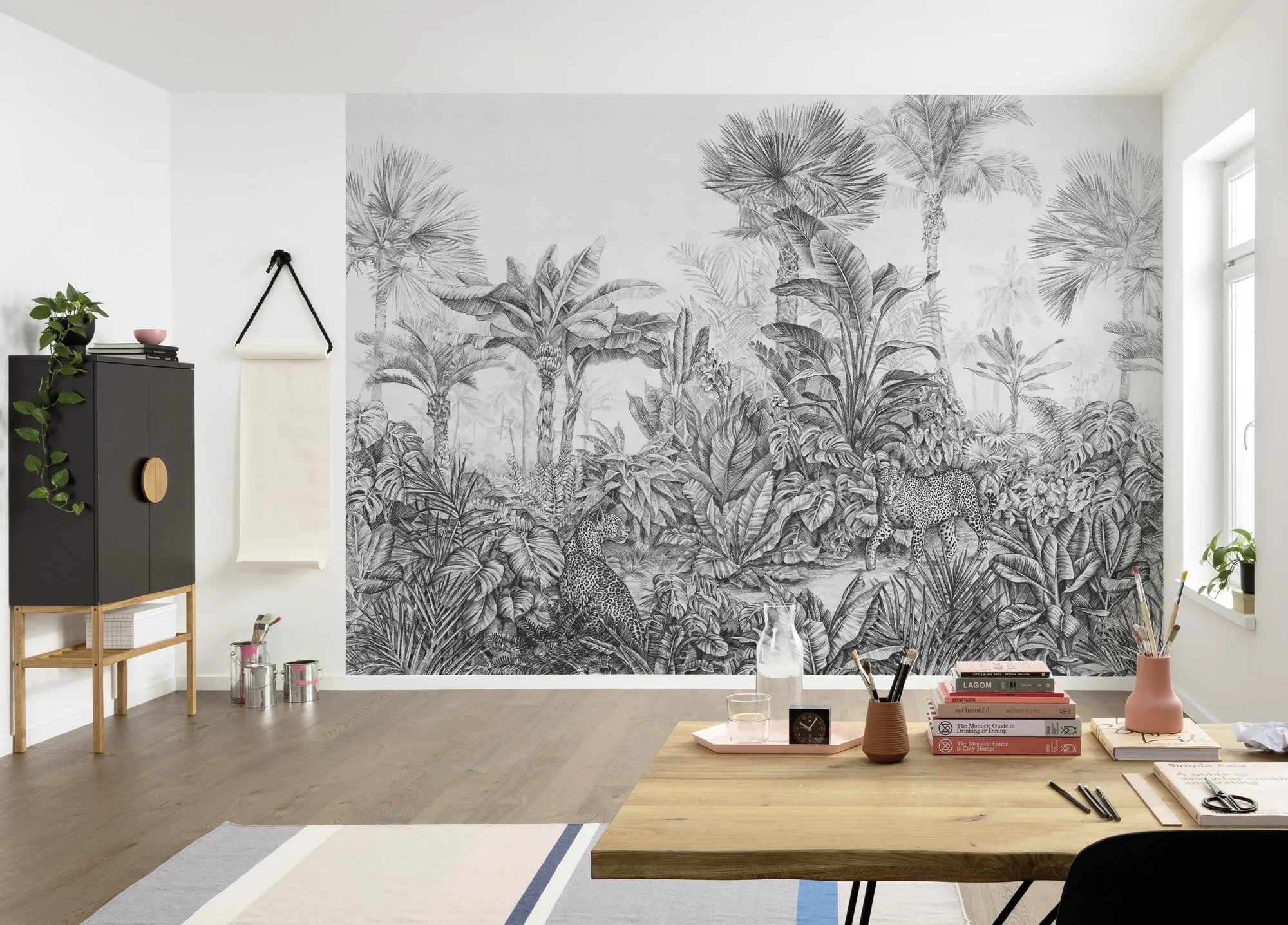 Léopards Mural Wallpaper