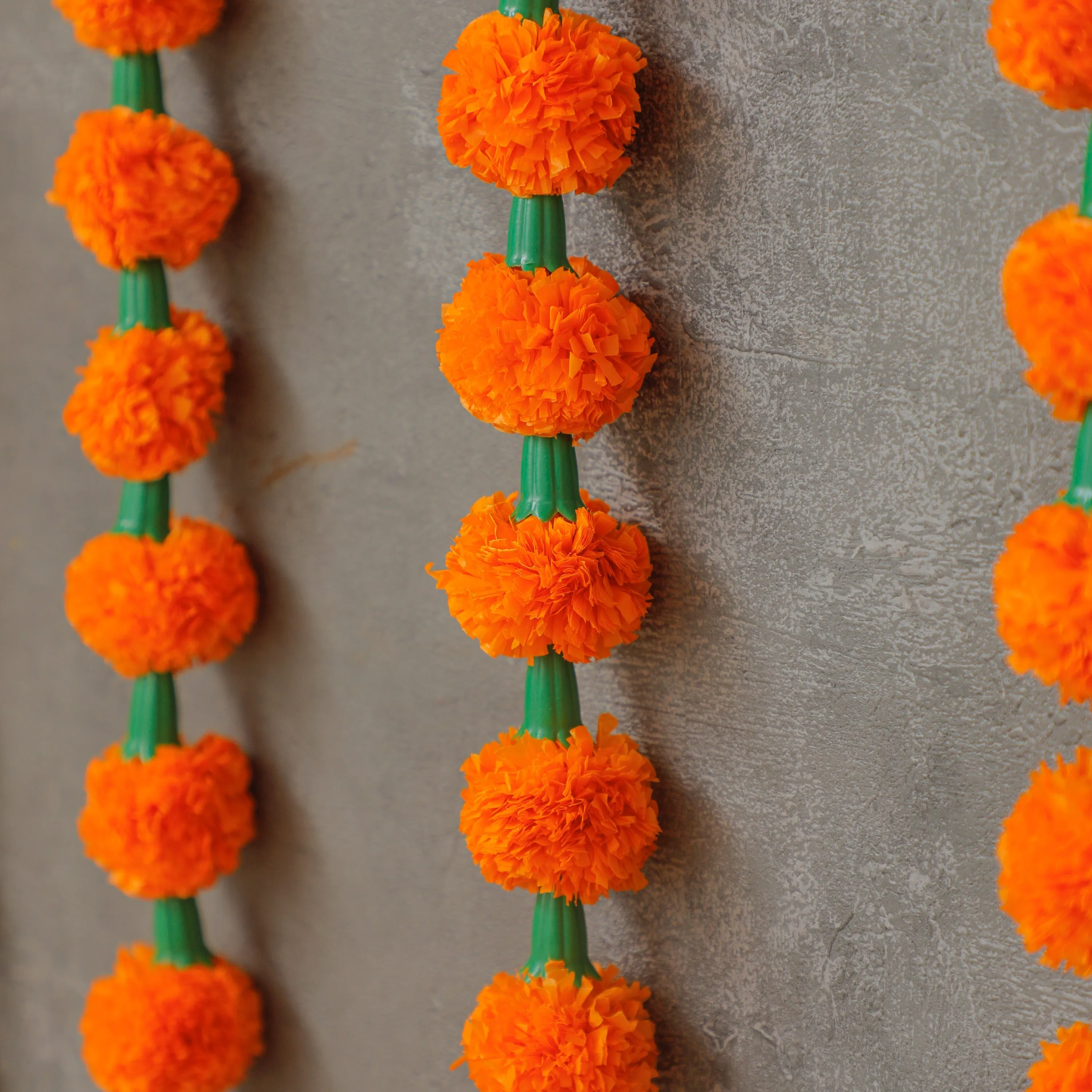 Marigold Flower Garland (4Ft)