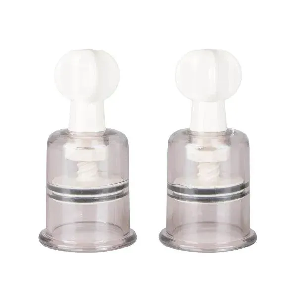 Nipple & Clit Suckers Medium 2 Pc