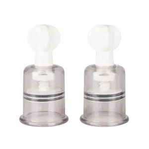 Nipple & Clit Suckers Medium 2 Pc