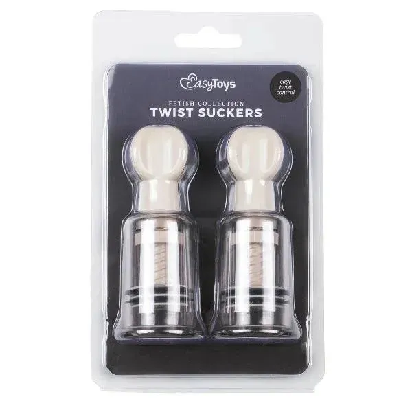 Nipple & Clit Suckers Small 2 Pc