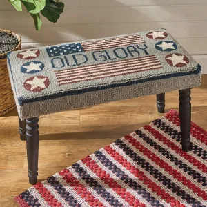 Old Glory Hooked Bench