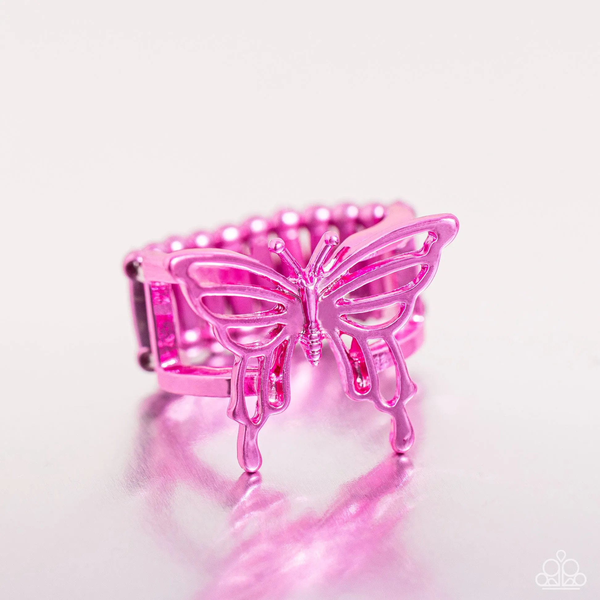 Paparazzi Playfully Polished Pink Ring