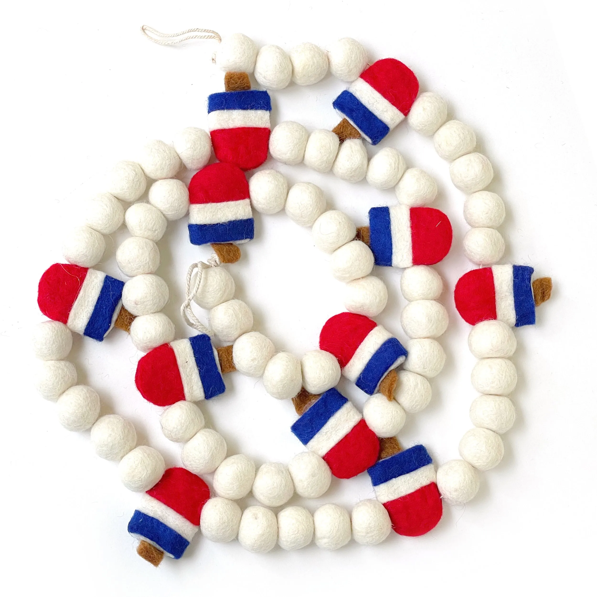 Popsicle Garland Felt 6 Foot