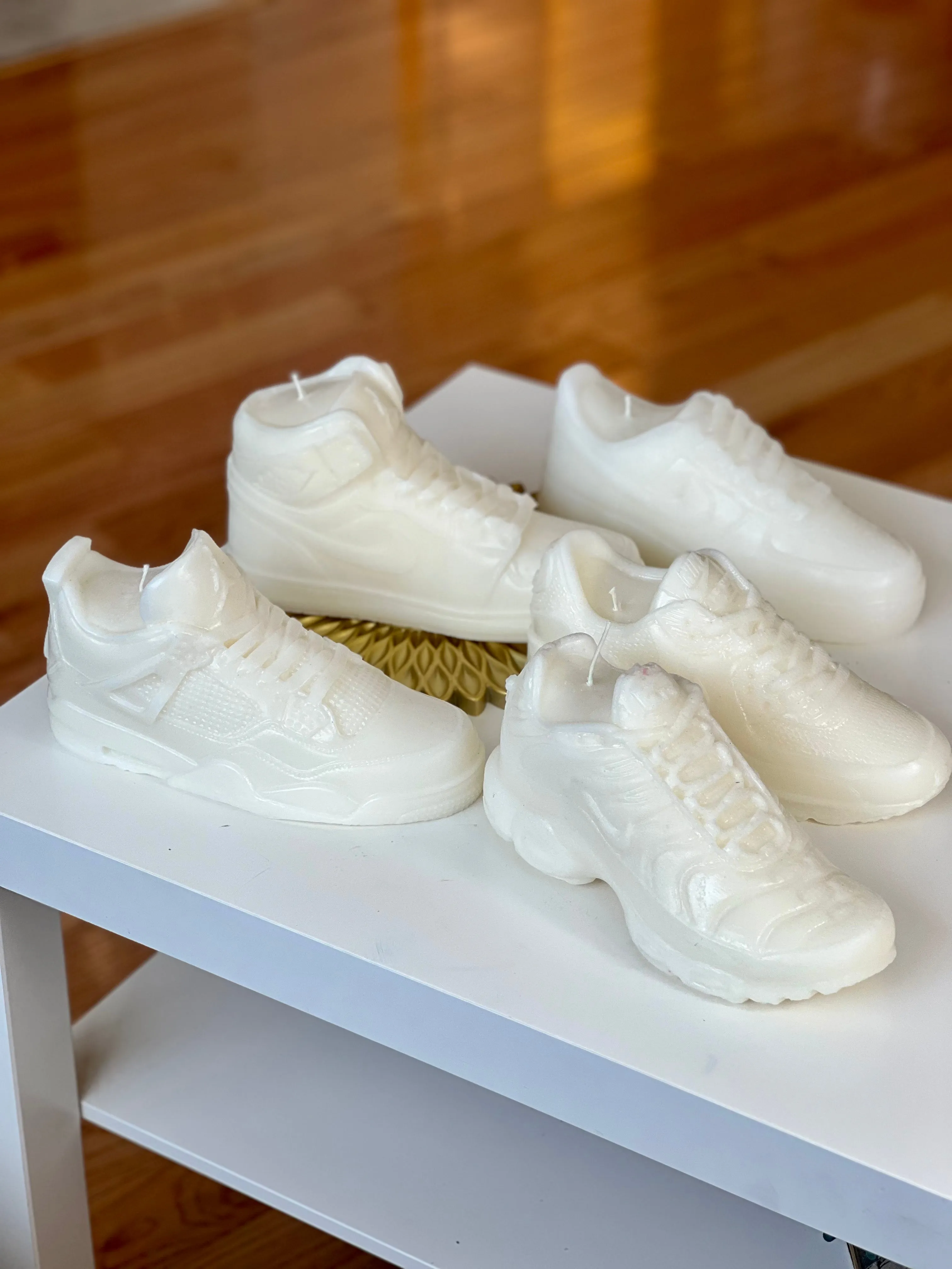 Real SIze Nike Shoe Candle Set ( set 5 candles), sneakerhead gift, shoe lover present, sneaker enthusiast, unique footwear gift, sneaker culture, streetwear accessory, athletic shoe gift