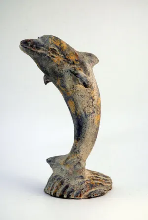 Rustic dolphin & base