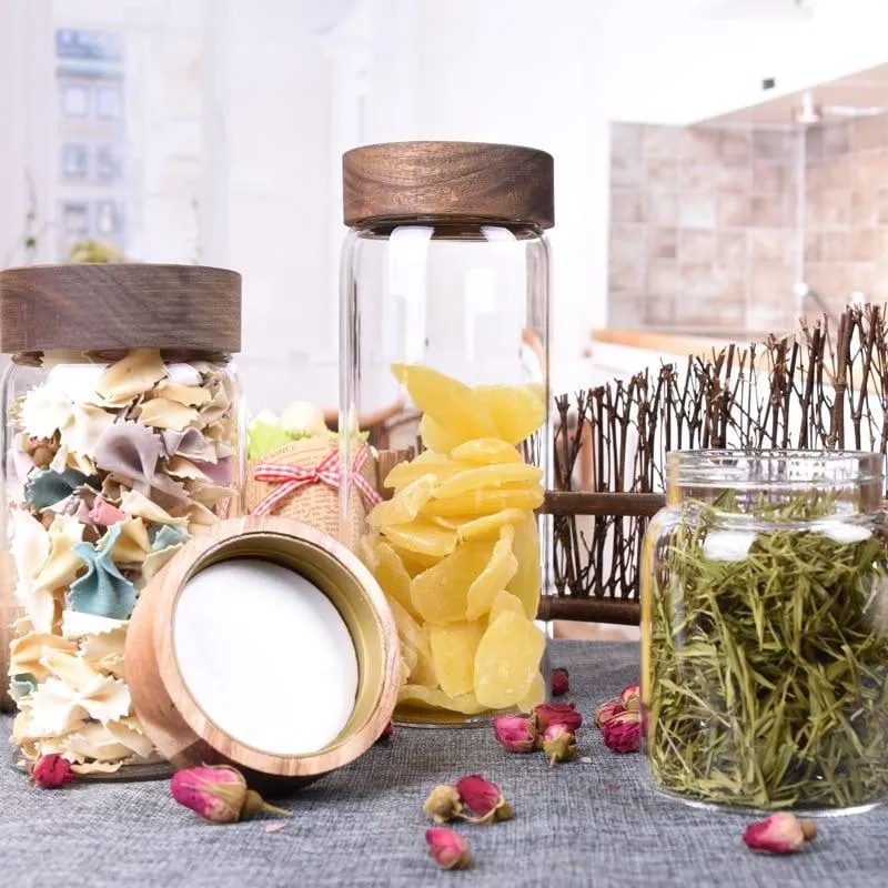 Rustic Style Glass Jar