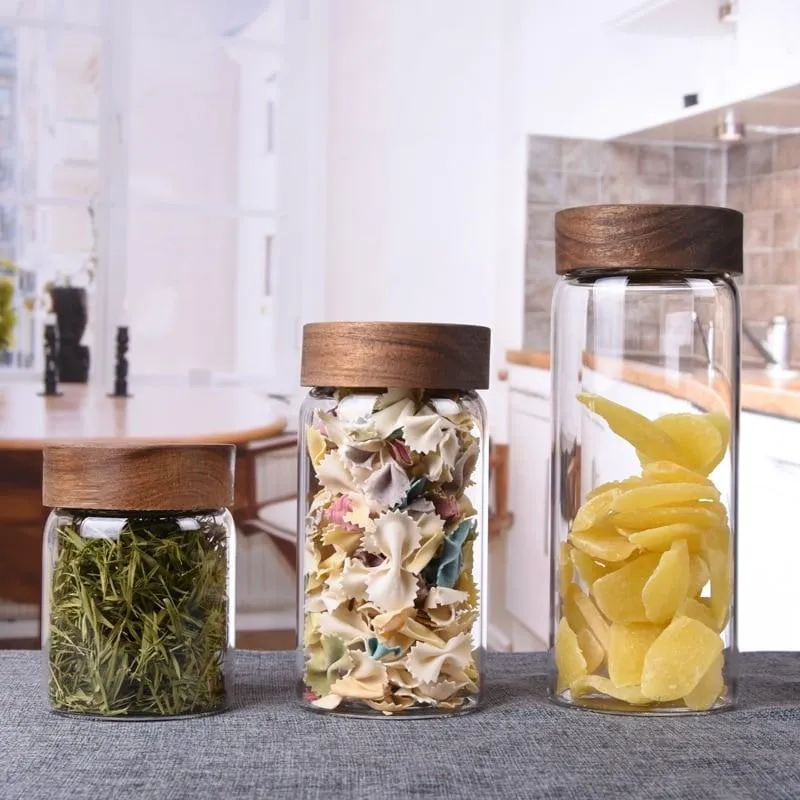 Rustic Style Glass Jar