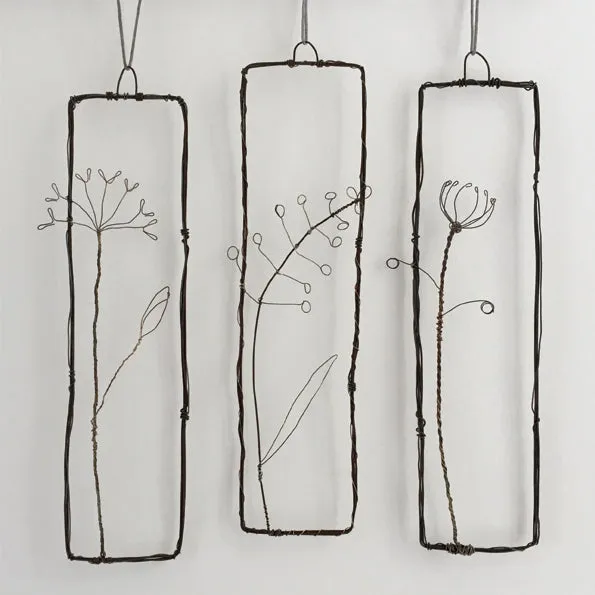 Rusty Wire Flower Picture - Cow Parsley 11934