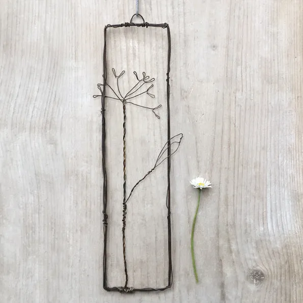 Rusty Wire Flower Picture - Cow Parsley 11934