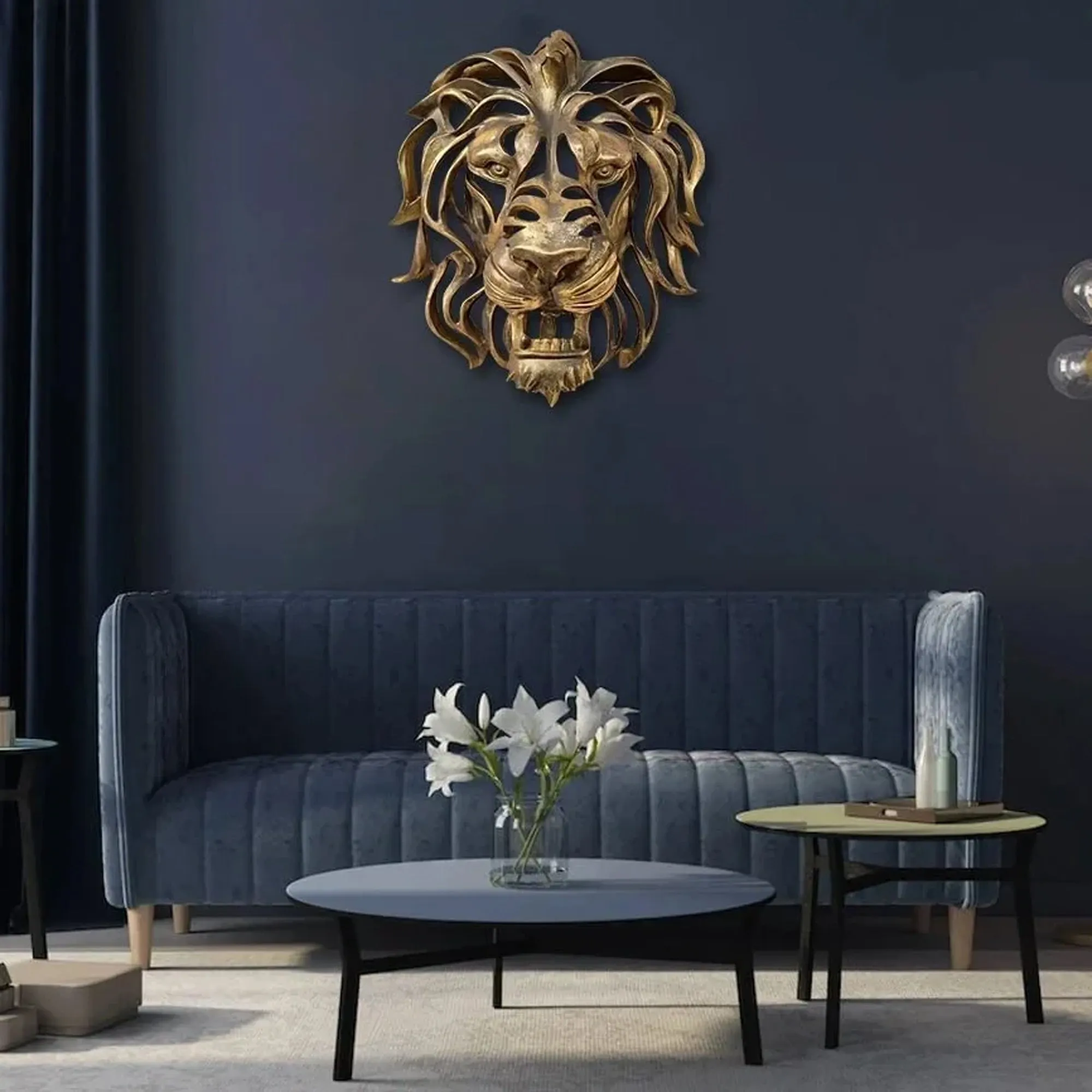 Sculpted Safari King Wall Mount