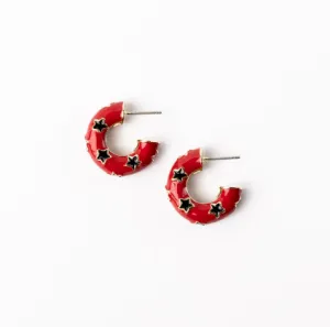 SM Red&Black Justine Earring