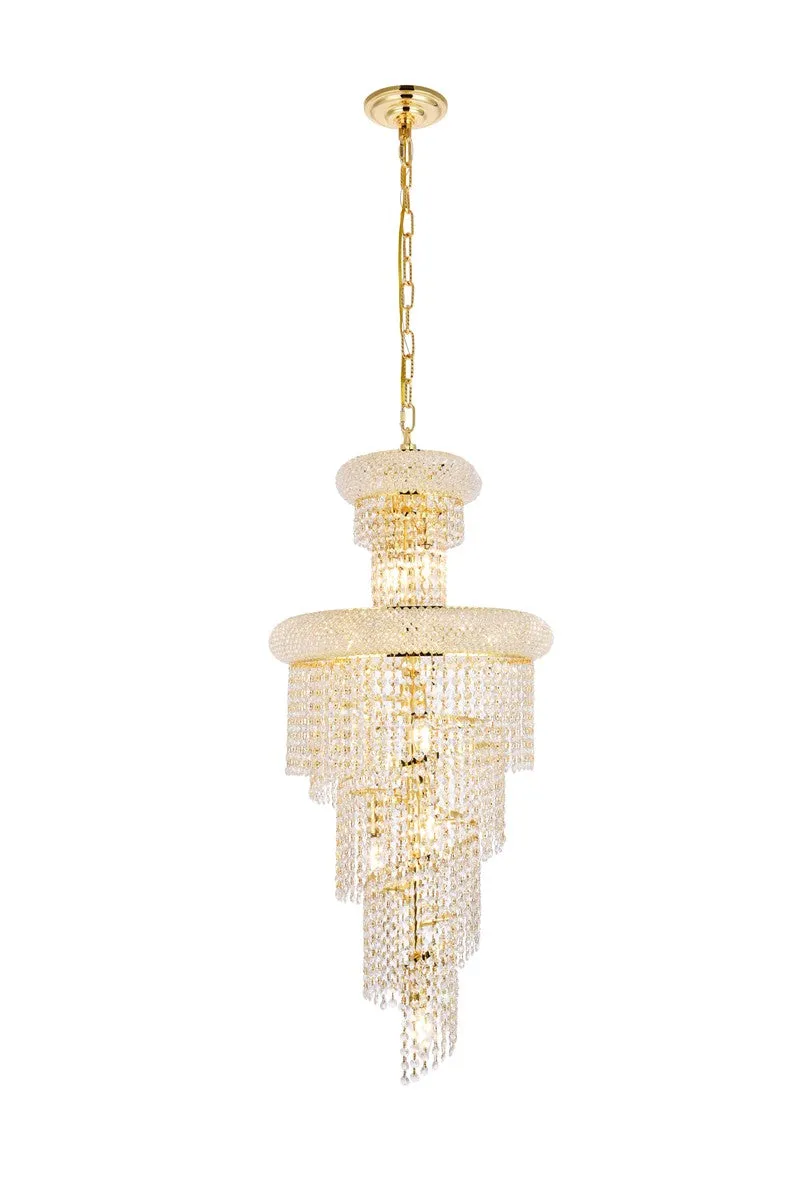 Spiral 10-Light Pendant
