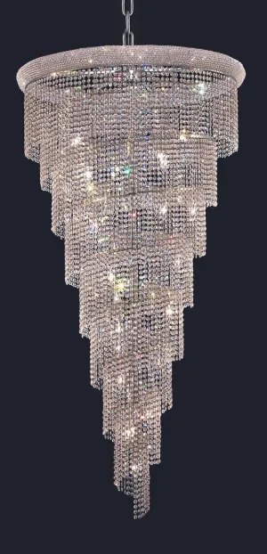 Spiral 26-Light Chandelier