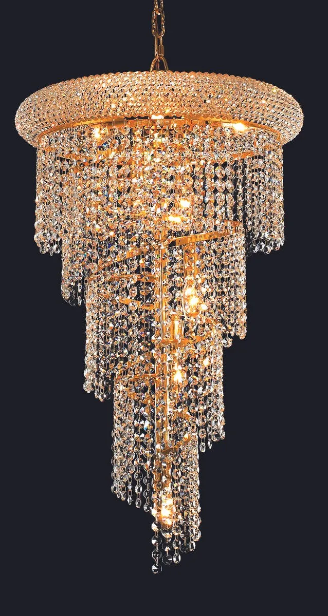 Spiral 8-Light Pendant