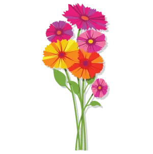 Spring Bouquet Paint-by-Number Mural