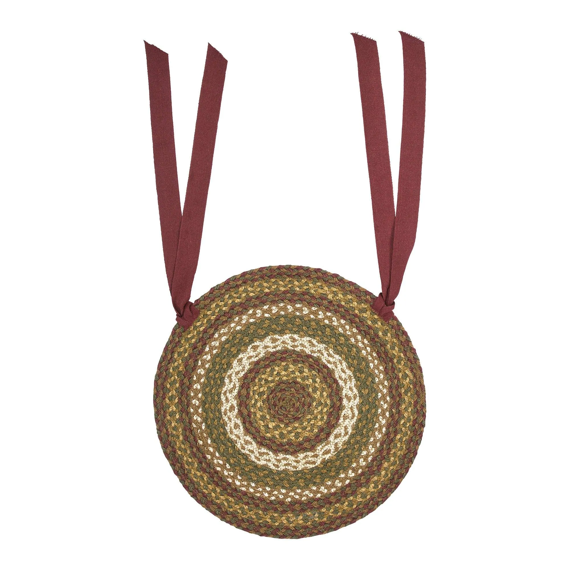 Tea Cabin Jute Chair Pad 15 inch Diameter - VHC Brands
