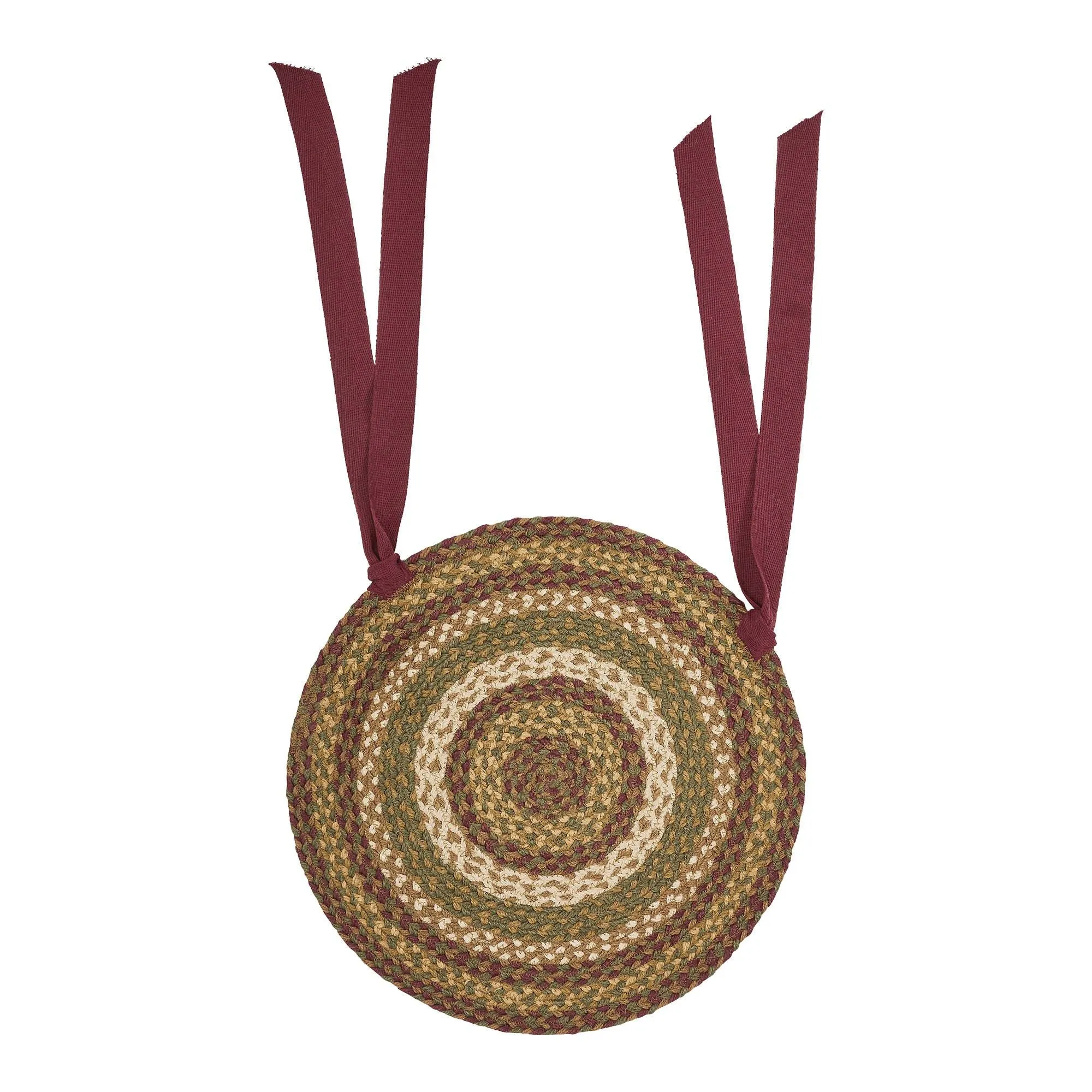 Tea Cabin Jute Chair Pad 15 inch Diameter - VHC Brands