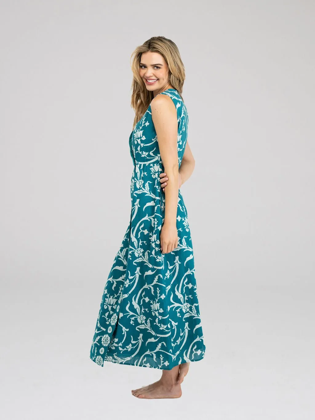The Ann Dress | Jodhpur Swirl