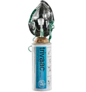 Trivaac Inhalation Vaccine HPM Spray Paint Can Sculpture by by Eddie Colla