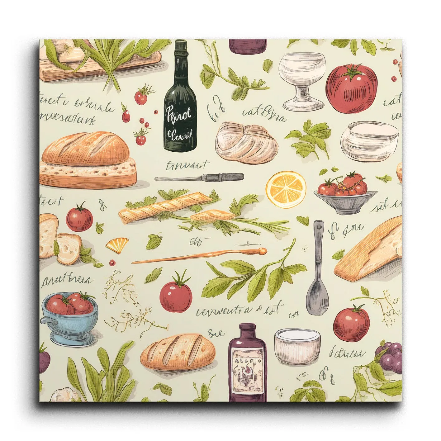 Whimsical Culinary Delight Art