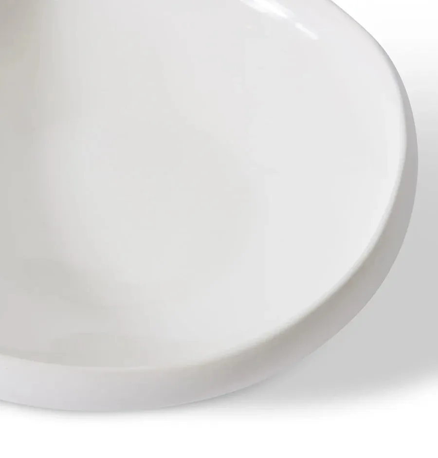 White organic bowl
