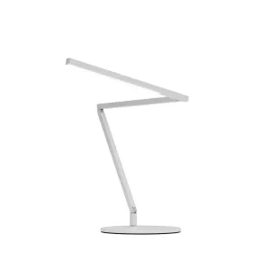 Z-Bar Mini Gen 4 Matte White Modern Daylight LED Desk Lamp